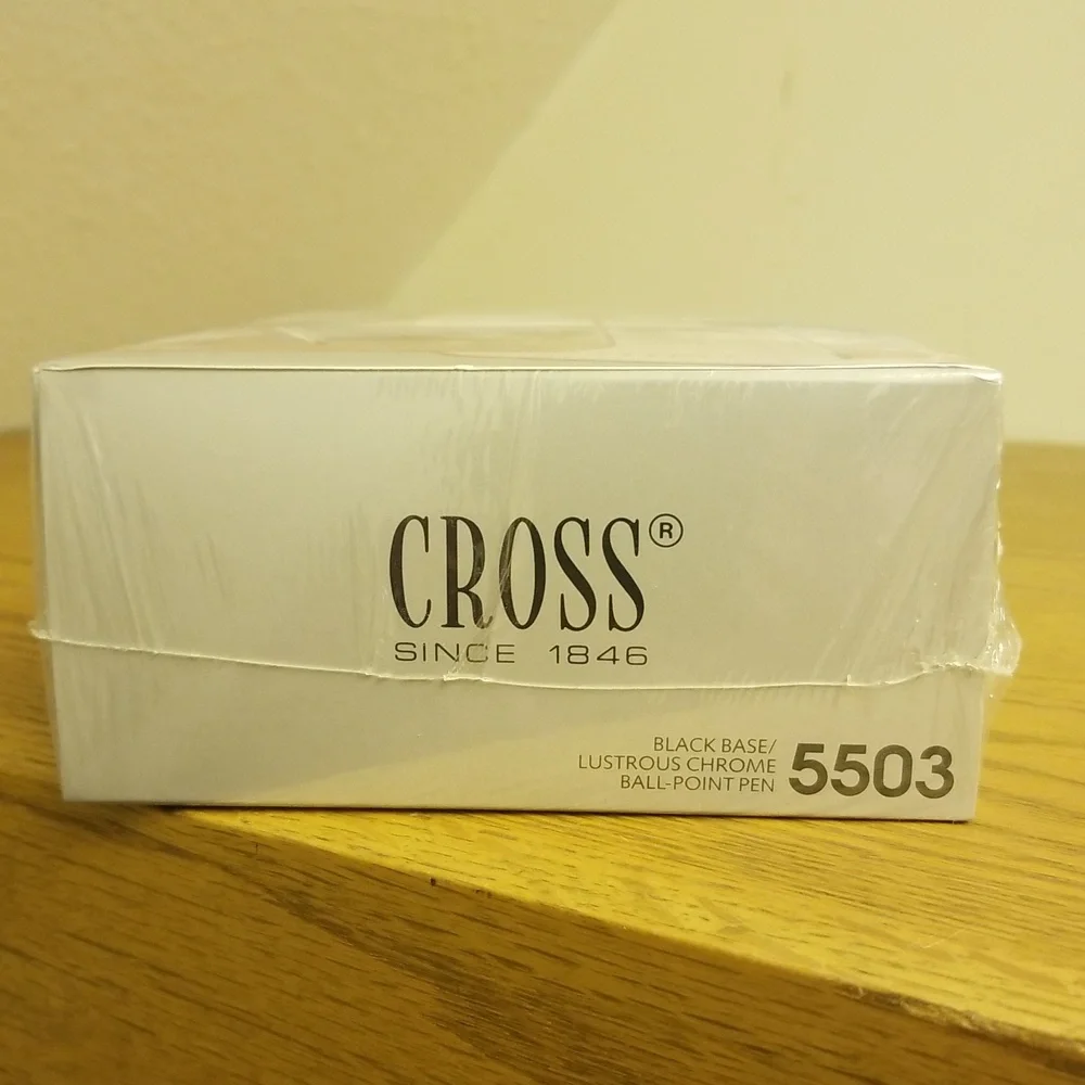 Cross BlackBase/Lustrous Chrome Ball Point Pen 5503 - Picture 6 of 6
